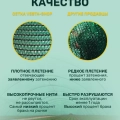 Сетка затеняющая 95% 2х50 для теплиц фасадная